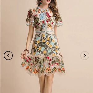 Embroidered Designer Dress from Bauble Buy